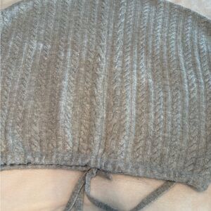 Express Light Gray Cable Knit Women's Sweater